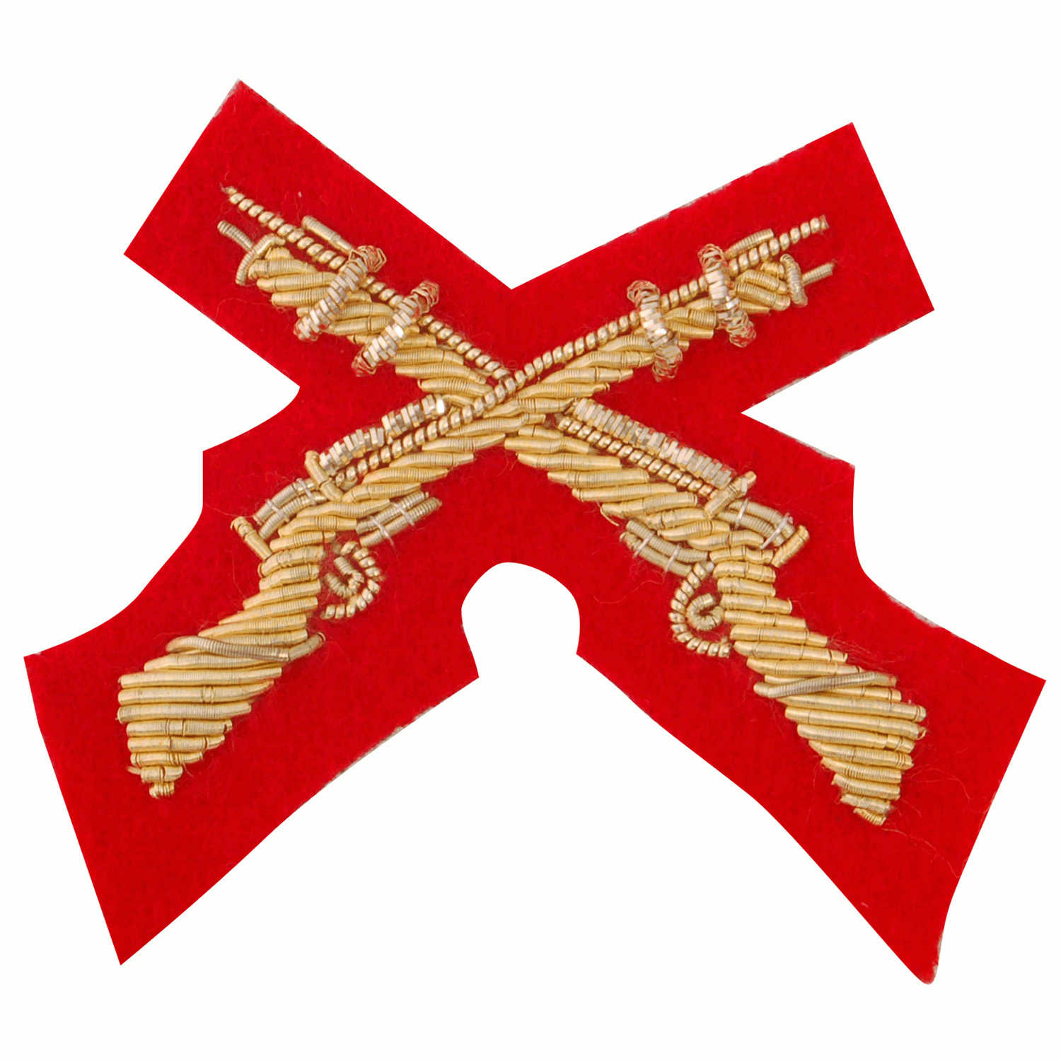 British Army Crossed Rifles Scarlet Mess Dress...