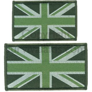 Hook USA UK British Flag Subdued Patch by Miltacusa