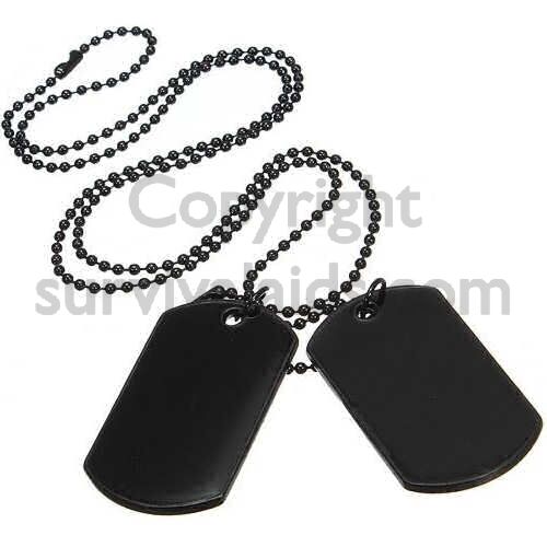 Military Dog Tag Set