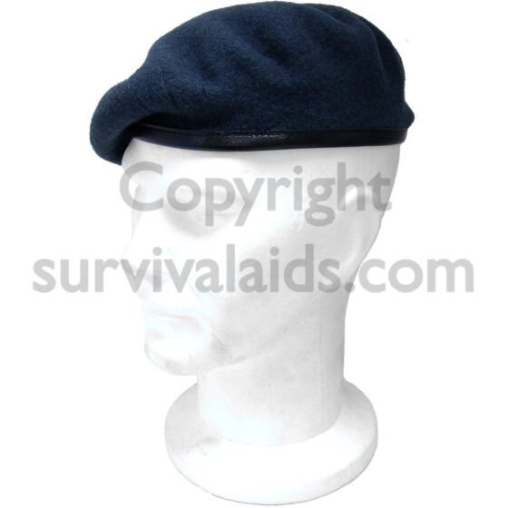 British Army Issue Dark Blue Beret | NSN 8405-99-976-0236