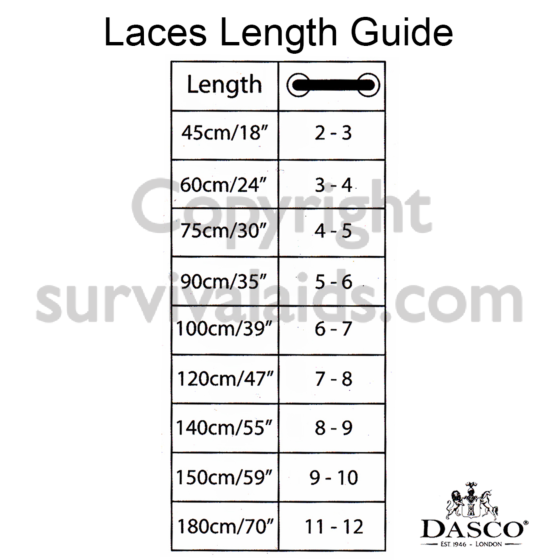 Sneaker laces length hotsell
