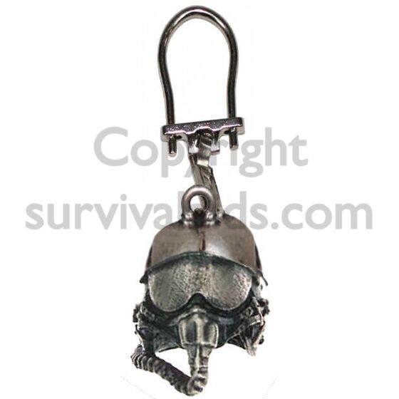 Pilot Helmet Keychain