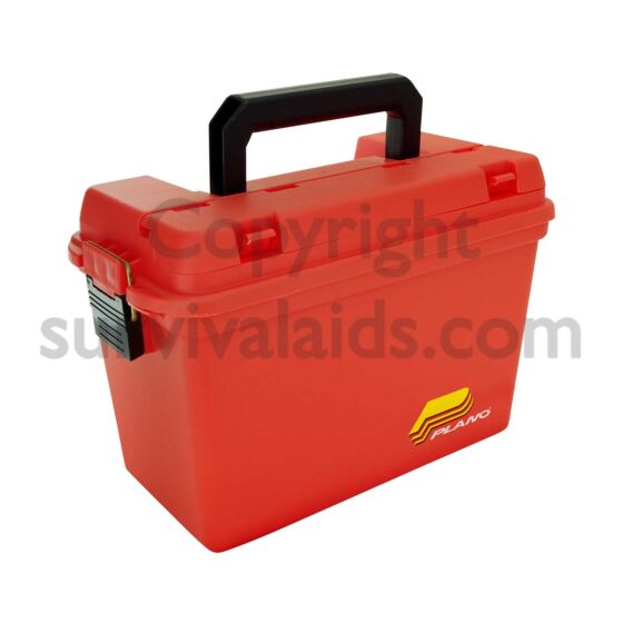 Orange Plano Large Storage Box Emergency and Marine