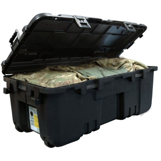 Plano Military Storage Trunk, Black