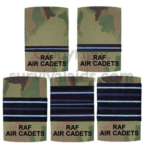 Royal Air Force ATC Officer MTP Rank Slides