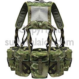 イギリス軍 PLCE バックパック ロング サイドポーチ付 DPMカモ