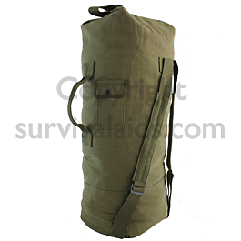 US Army Type Canvas Duffle Bag Survival Aids