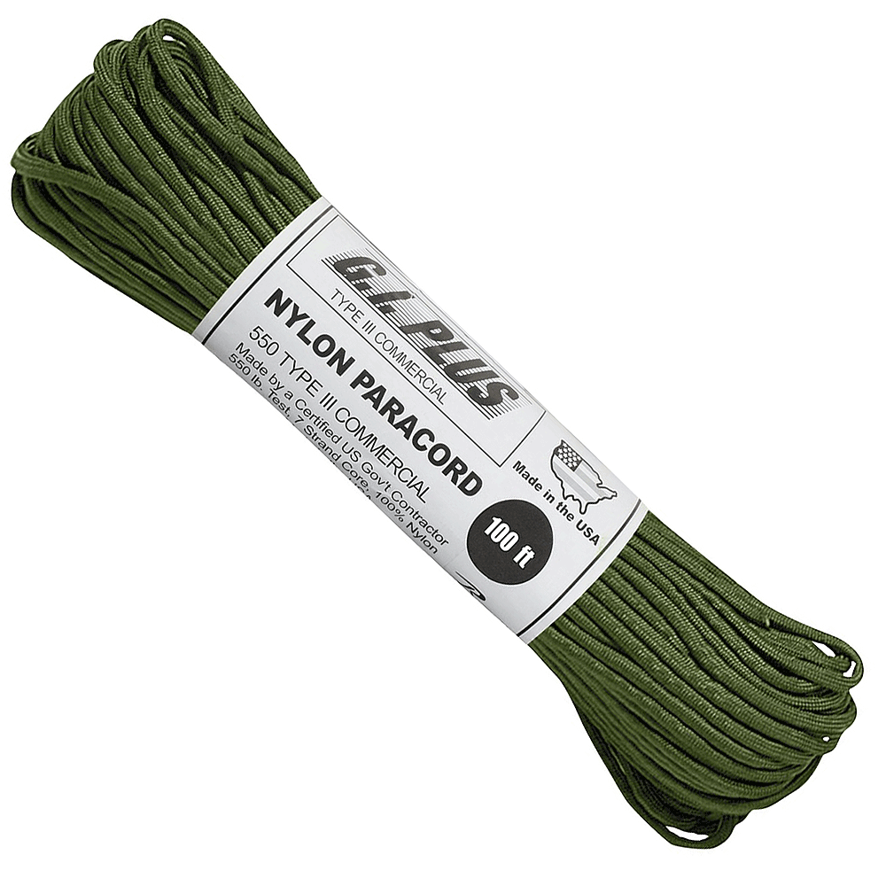 Olive Nylon Paracord Type III Commercial, 550...