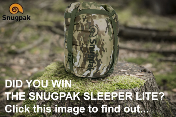 Did you win our Snugpak Sleeping Bag?