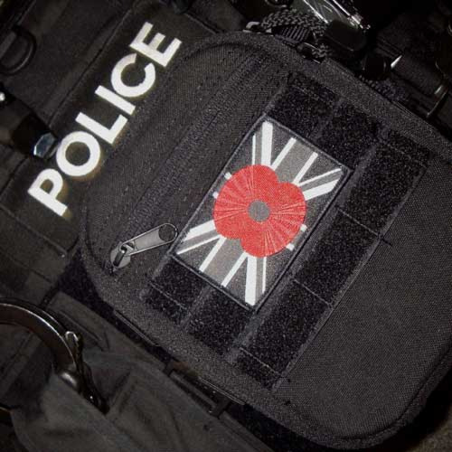 Police Remembrance Poppy Badge