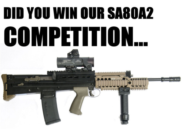 Did you identify the missing SA80A2 working part?