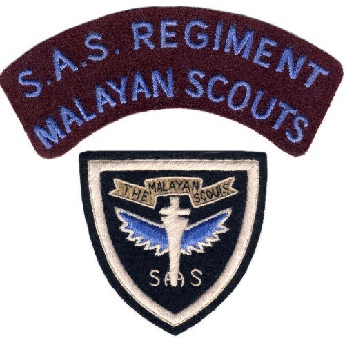 The Malayan Scouts SAS Badges Available at Survival Aids...