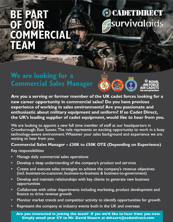 Commercial Manager Job Advert