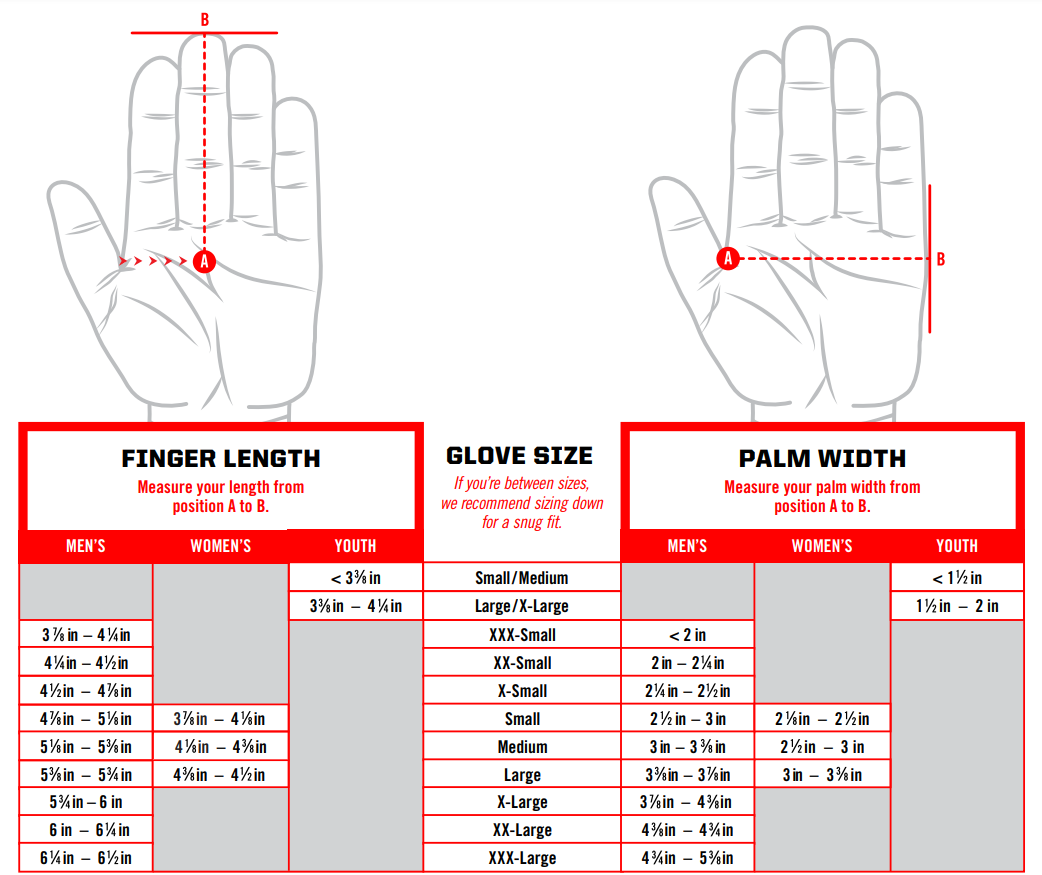 highlander raptor gloves size