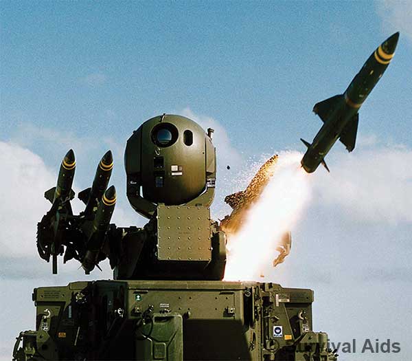 RAPIER Missile launcher